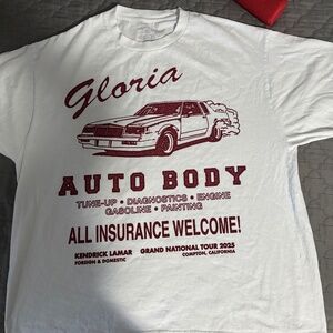 SOLD - Kendrick Lamar Gloria Auto Body Shirt - Authentic